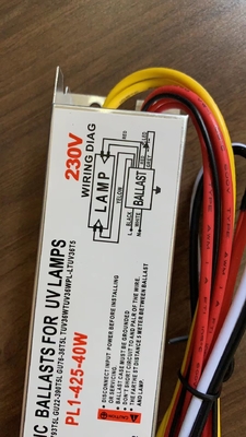 230V 40W Lampu UV Ballast Elektronik Untuk Pembasmi Kuman