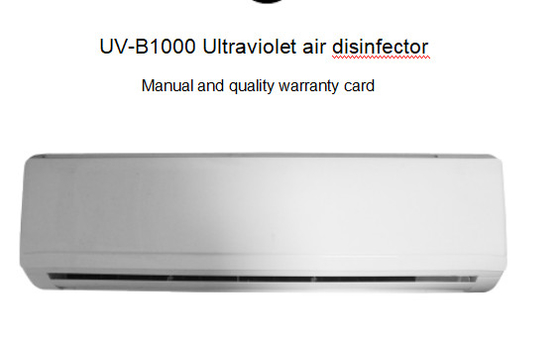 B1000 200W Ultraviolet Air Sterilizer Purifier 1000M3/jam