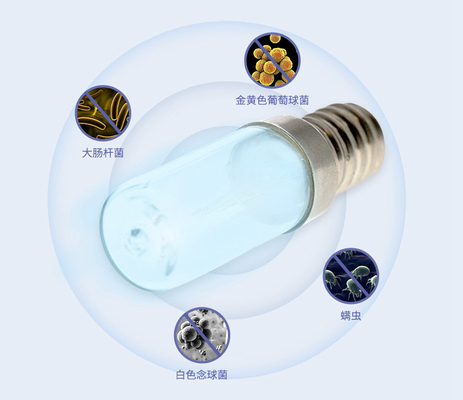 2w 3w bola lampu UVC self ballast membunuh bakteri untuk lemari es