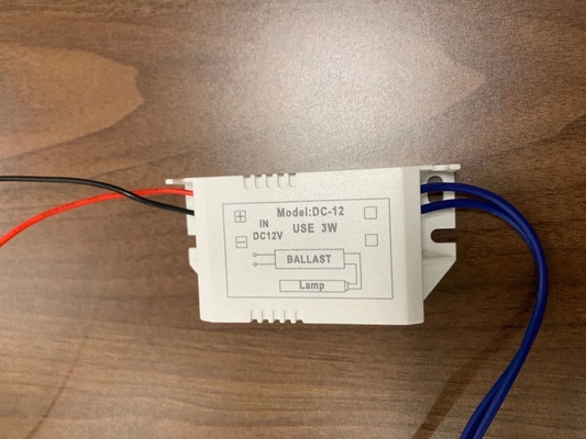 Ballast UV 12VDC Ballast elektronik 3W UV daya kecil membunuh bakteri