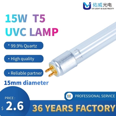 Sisi Ganda T5 UV Lampu LED Disinfeksi Bohlam Sterilisasi Tabung Lurus