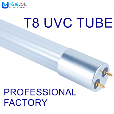 OEM 254nm T8 UVC Tube Bulb Rumah Sakit Sterilisasi Germicidal 36W Lampu Dinding