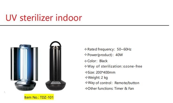 253.7nm Rumah Sakit Disinfeksi UV Sterilisasi Pembersih Virus Lampu UVC