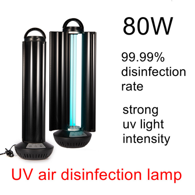 80w UV Disinfeksi Sterilizer ruangan besar ozon O3 185nm menghilangkan bau
