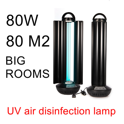 80w UV Disinfeksi Sterilizer ruangan besar ozon O3 185nm menghilangkan bau