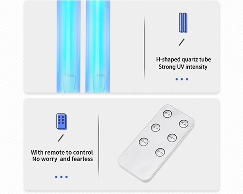 70w Pembersih udara Disinfeksi Lampu Sterilisasi UVC Kuman Daya Tinggi