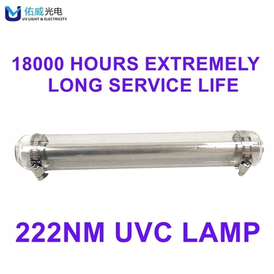 Lalu Lintas Umum Rumah Sakit 222nm Disinfeksi Lampu UV 70w jauh UVC Excimer