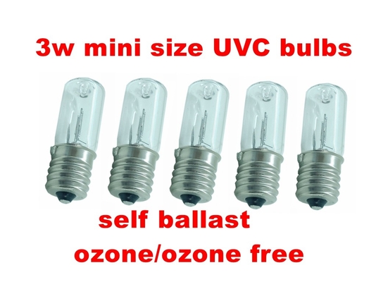 Lampu UV 10V 3W Self Ballasted UVC Light Disinfeksi Kabinet Sepatu