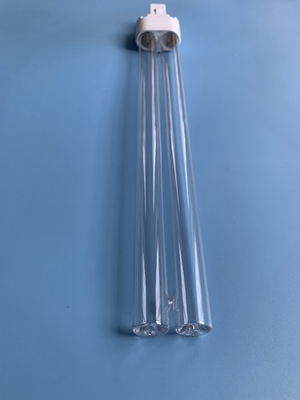 bersih 60w 95w H Bentuk UVC Light Bulb 217mm Panjang Quartz UV Germicidal Tube