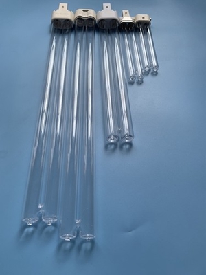 5W UVC Light Tubes Bentuk H 254nm Lampu Kuman Kuarsa UV Tabung UVC lampu