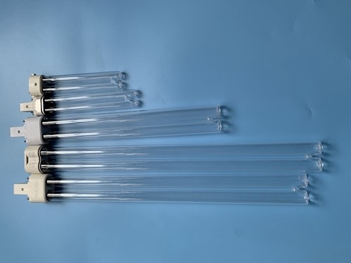 5W UVC Light Tubes Bentuk H 254nm Lampu Kuman Kuarsa UV Tabung UVC lampu